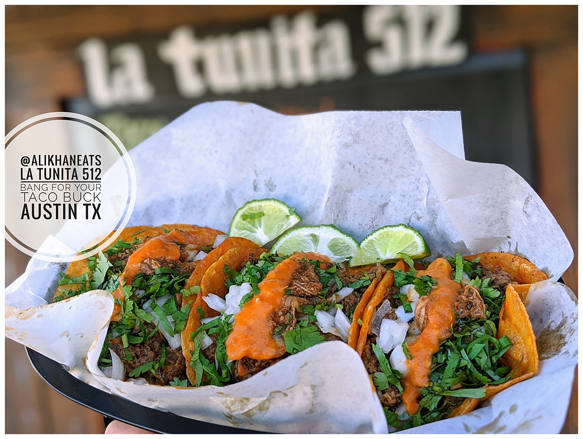 Birria de Res Tacos: La Tunita 512 ~ Austin TX – Ali Khan Eats