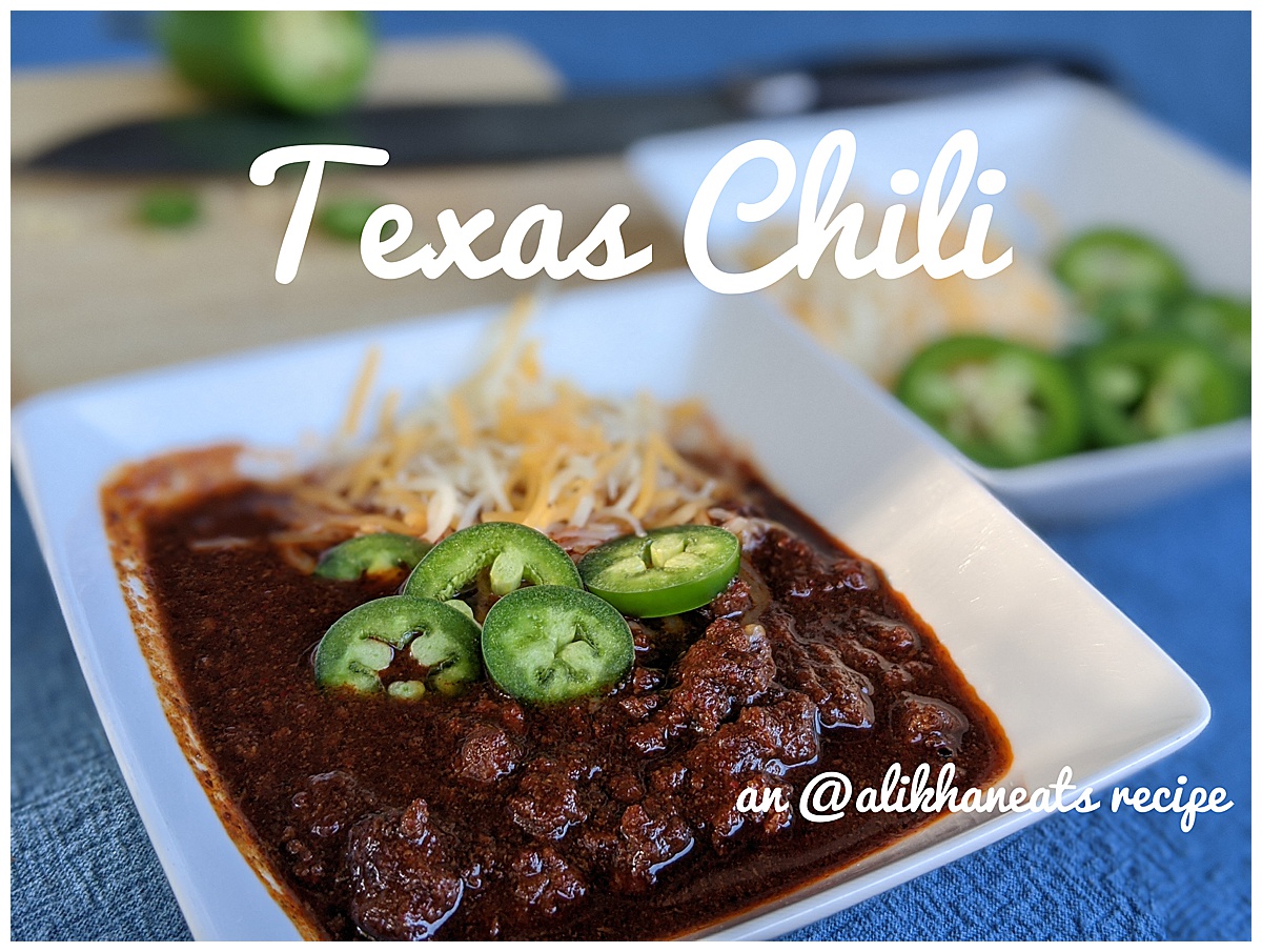 Texas Chili Recipe Ali Khan Eats