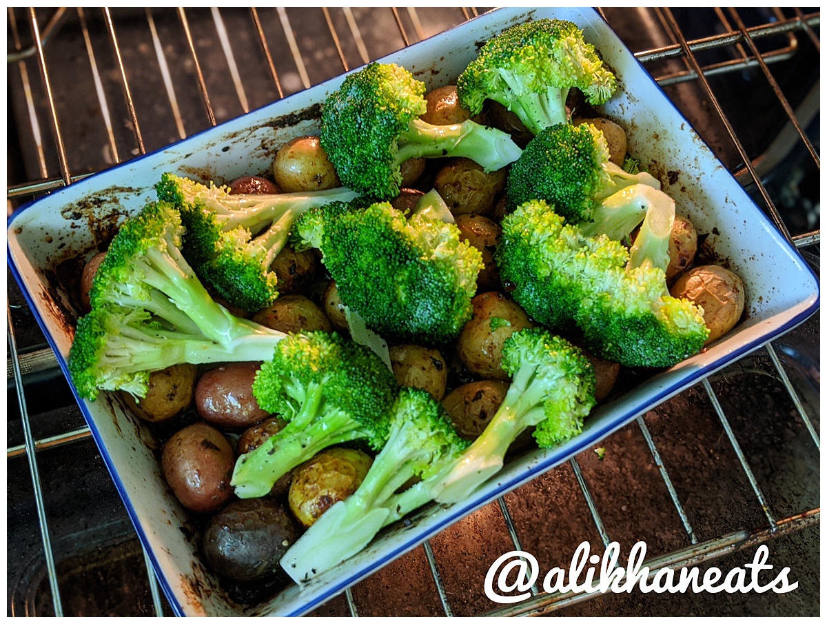 broccoli on potatoes action