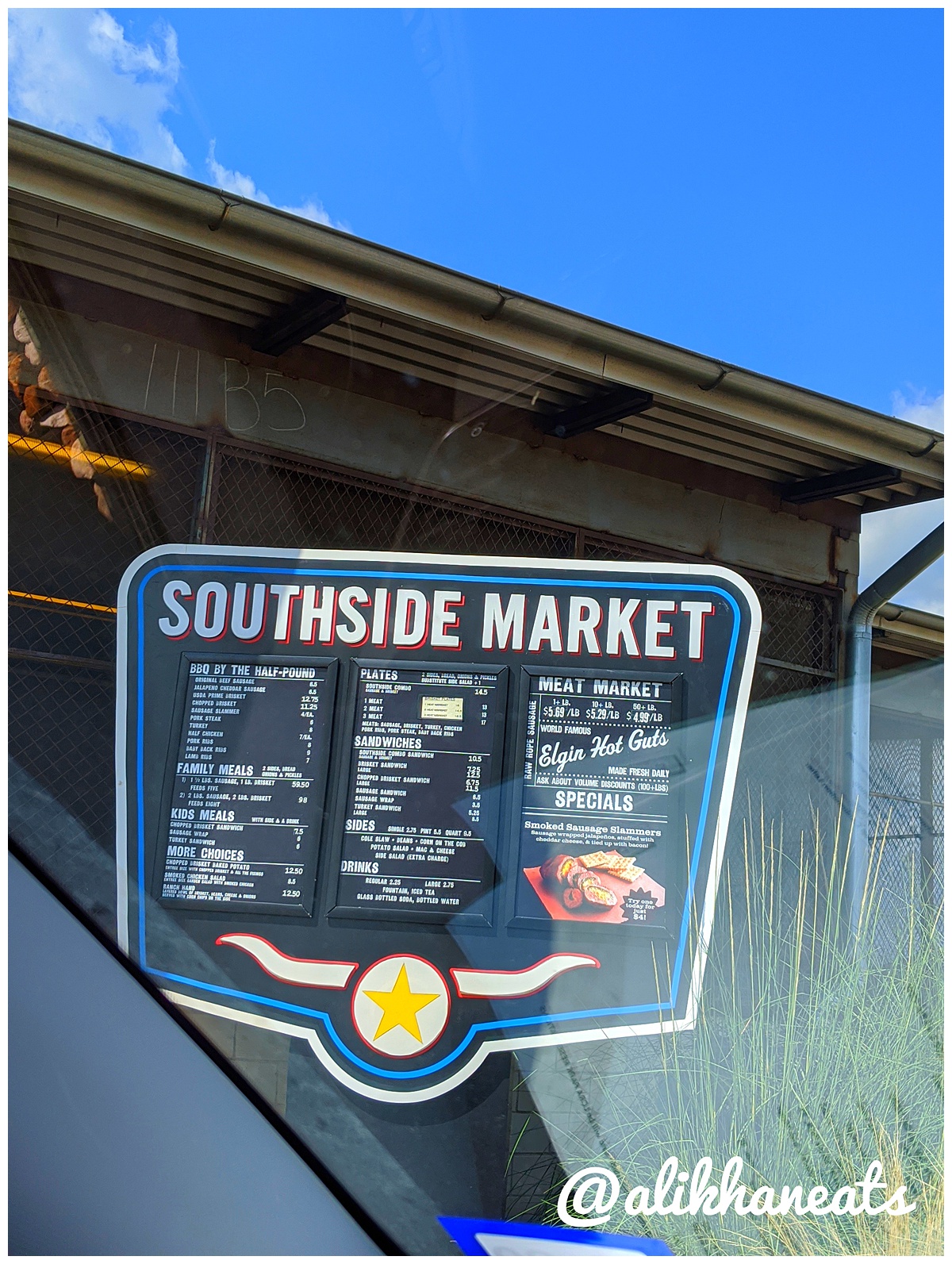 Southside Market menu