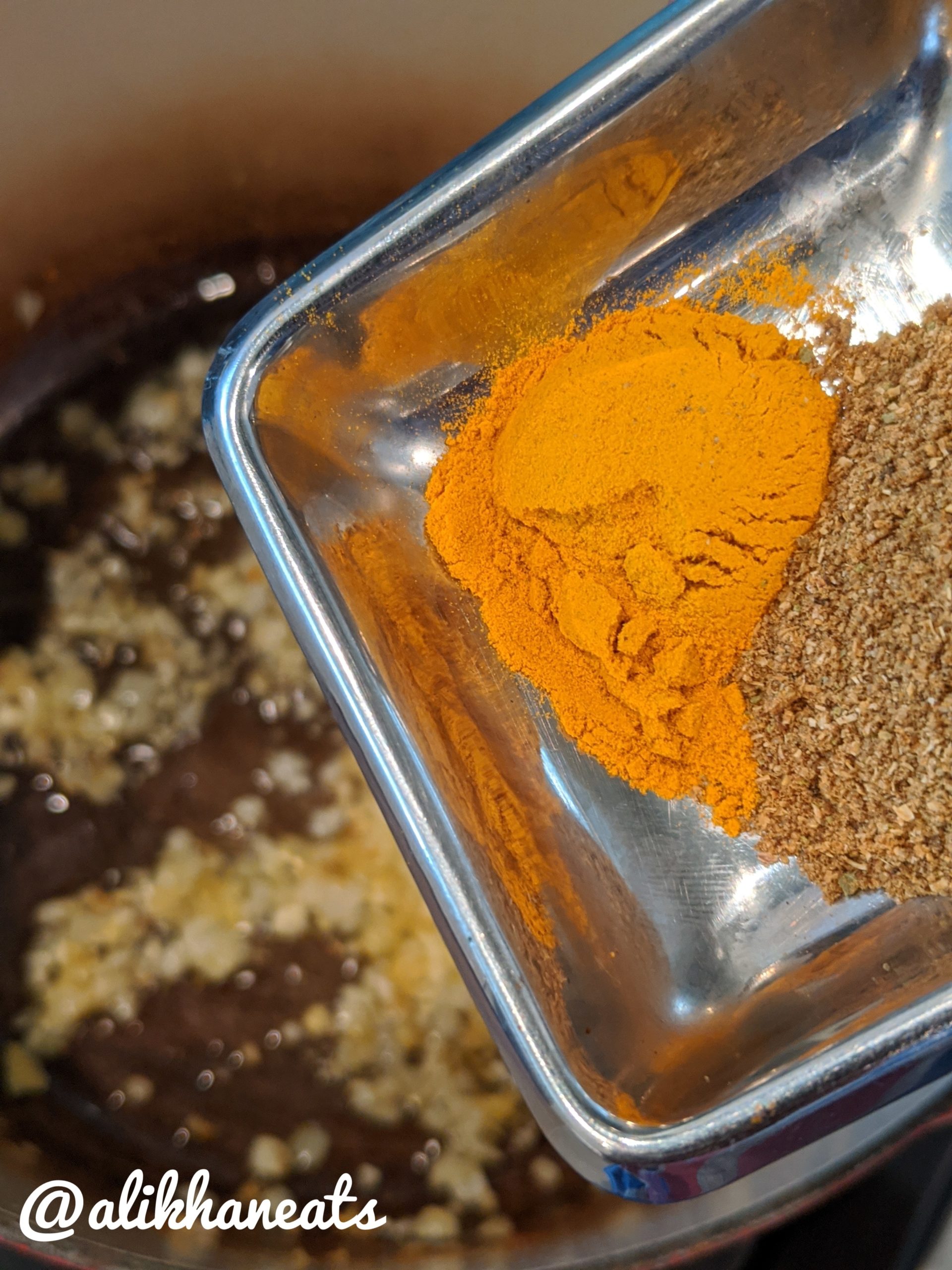 easy dal recipe adding spices