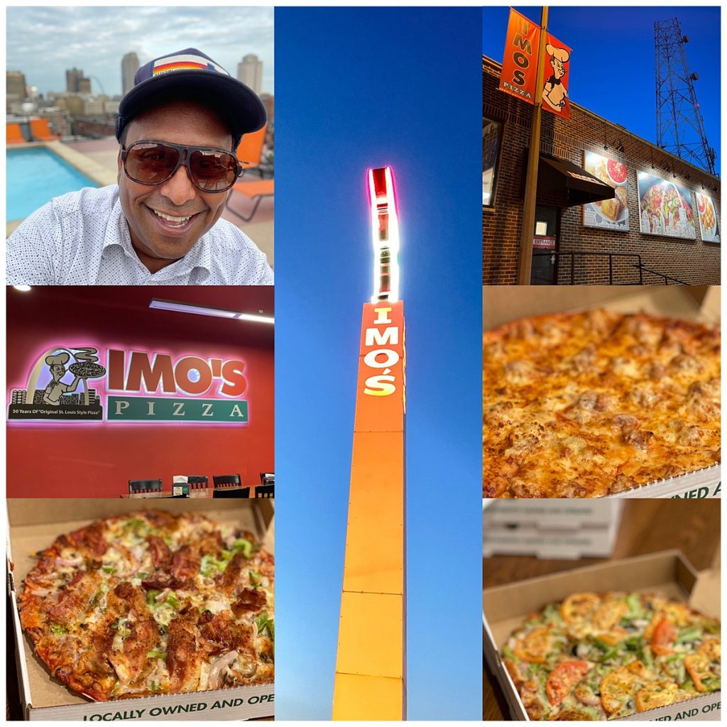 Imo’s Pizza St. Louis MO Ali Khan Eats