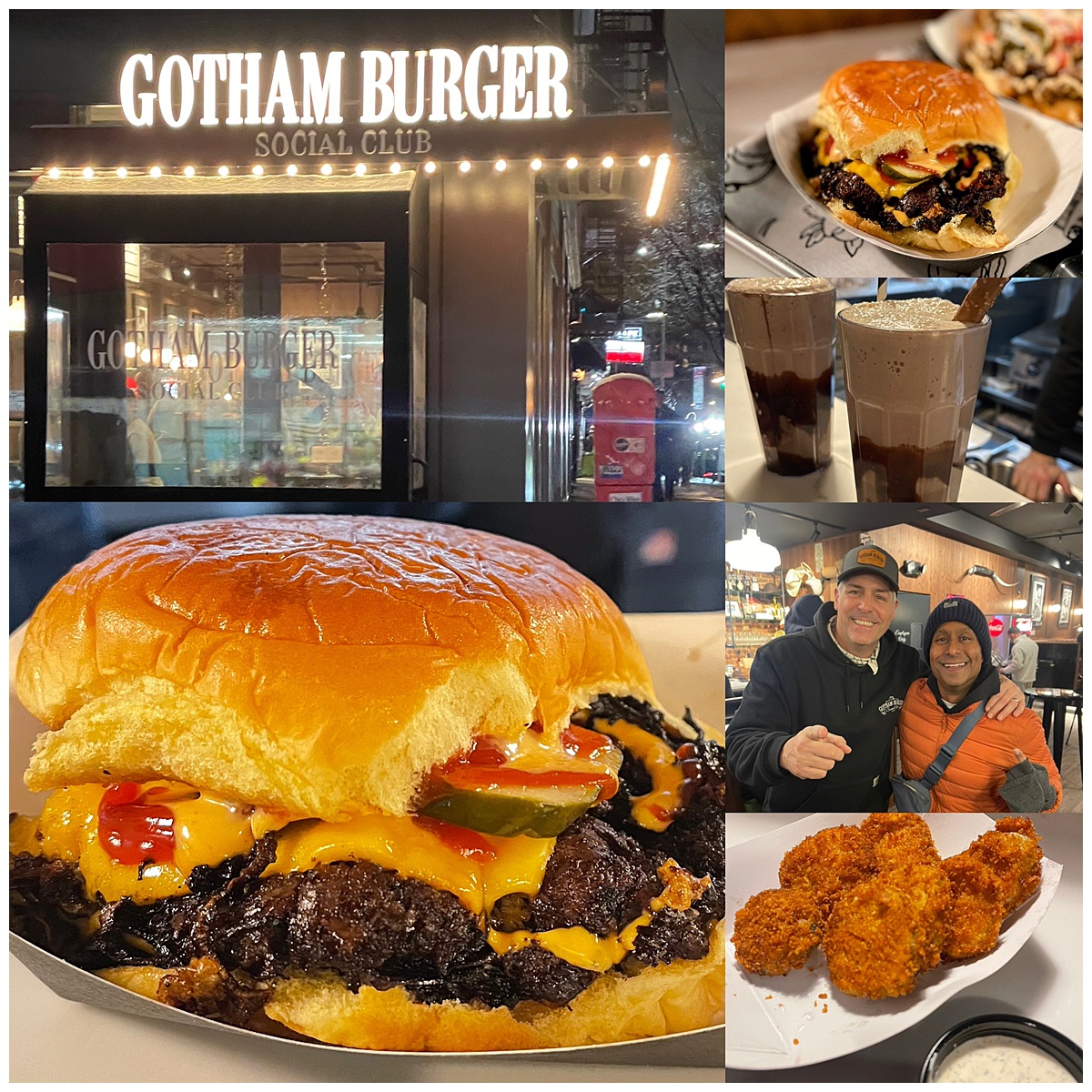 Gotham Burger Social Club montage