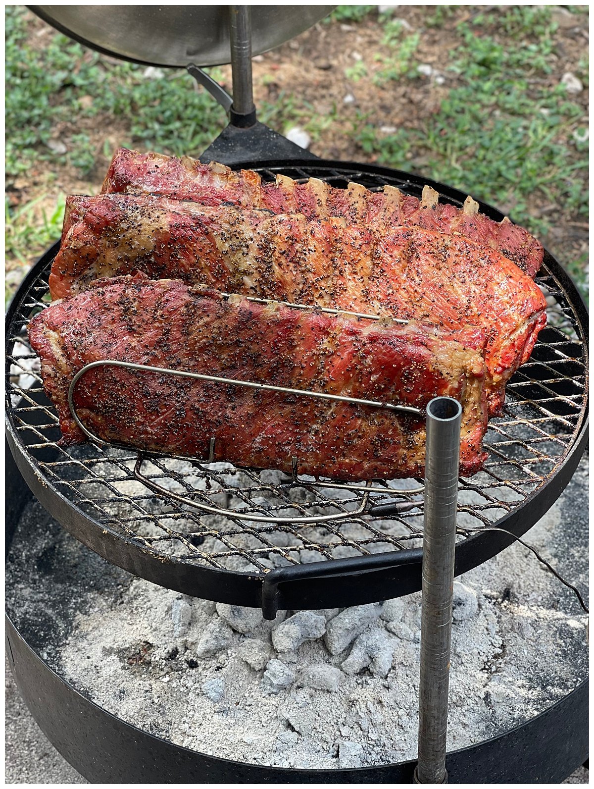 Live Fire Grilled Ribs recipe - Ali Khan Eats