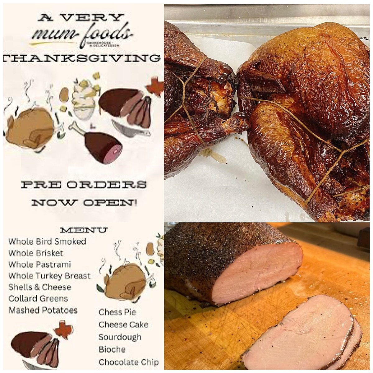 Best Food Austin Thanksgiving 2025 Mum Foods Smoked Turkey